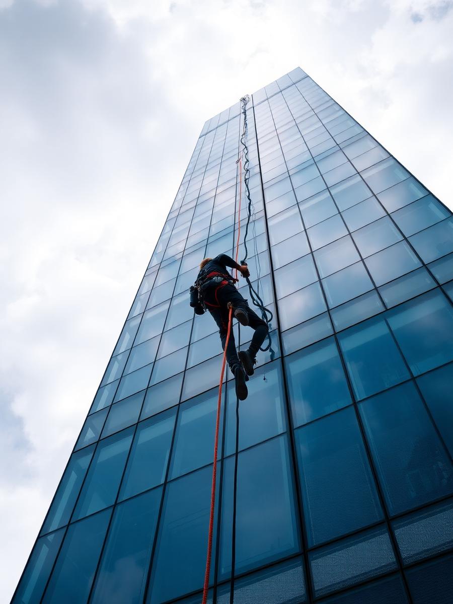 Alpinist fasad təmizliyi